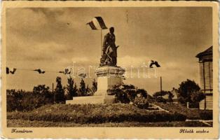 1943 Komárom, Komárnó; Hősök szobra / military heroes statue (EK)
