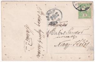 1910 Pozsony, Pressburg, Bratislava; Vörös híd, Vöröshíd vasútállomás a 28-as számú bakterházzal / R...