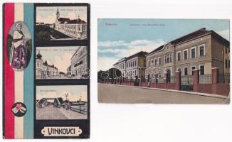 Vinkovce, Vinkovci; 2 db régi képeslap / 2 pre-1916 postcards