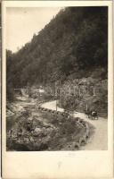 Petrozsény, Petrosany, Petrosani; részlet a szurduki szorosból / Pasul Surduc / mountain pass. photo