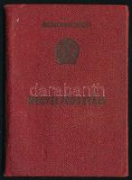 1956.VI.30. Böszörményi Mihály ÁVH-s főhadnagy fegyverviselésre jogosító belügyminisztériumi szolgál...