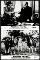 cca 1977 ,,Piszkos munka című ausztrál westernfilm jelenetei és szereplői, 5 db vintage produkciós filmfotó, ezüst zselatinos fotópapíron, a használatból eredő (esetleges) kisebb hibákkal, 18x24 cm