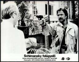 cca 1988 ,,Schimansky felügyelő" című NSZK bűnügyi film jelenetei és szereplői, 5 db vintage pr...
