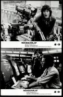 cca 1986 ,,Rövidzárlat című amerikai sci-fi vígjáték jelenetei és szereplői, 8 db vintage produkciós filmfotó, ezüst zselatinos fotópapíron, a használatból eredő (esetleges) kisebb hibákkal, 18x24 cm