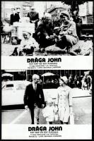 cca 1964 ,,Drága John című svéd film jelenetei és szereplői, 13 db vintage produkciós filmfotó, ezüst zselatinos fotópapíron, a használatból eredő (esetleges) kisebb hibákkal, 18x24 cm