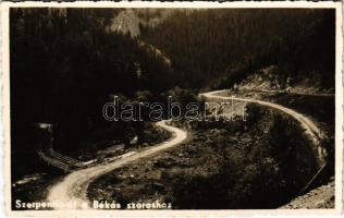 1943 Békás-szoros, Cheile Bicazului; szerpentin, Gyilkos tó környéke / gorge, serpentine