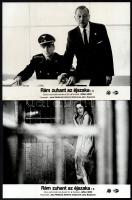 cca 1984 ,,Rám zuhant az éjszaka" című csehszlovák film jelenetei és szereplői, 6 db vintage pr...