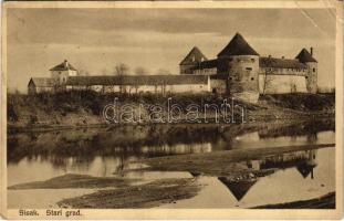 1929 Sziszek, Sisak, Sissek; Régi vár / Stari grad / old castle (EB)