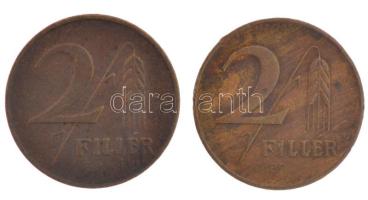 1946. 2f bronz (2x) T:2 kis ph. Adamo F1