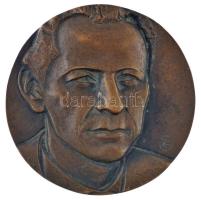 Győrfi Sándor (1951-) 1984. Váci Mihály Emlékbizottság - Születésének 60. évfordulójára - Nyíregyháza kétoldalas bronz emlékérem (80mm) T:1-