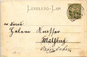 1903 Segesvár, Schässburg, Sighisoara; Evang. Gymnasium / Evangélikus gimnázium. Fritz Teutsch kiadá...