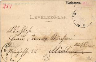 1903 Temesvár, Timisoara; Pályaudvar, vasútállomás. Káldor Zs. és Társa kiadása / railway station (R...