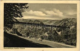 Resicabánya, Resicza, Recita, Resita; Aquaduct Brázova / vízvezeték. Weiss Adolf kiadása / aqueduct (fa)