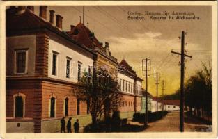 1941 Zombor, Sombor; Kasarna Kr. Aleksandra / Laktanya / military barracks (EK)