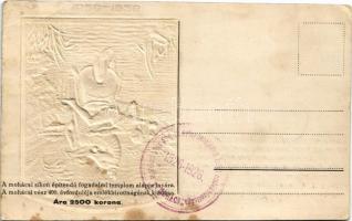 1526-1926 Mohácsi vész 400. évfordulójának dombornyomott emléklapja. A mohácsi síkon építendő Fogada...