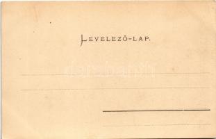 Budapest I. Alagút Budán, kávéház, Ganz Antal üzletének reklámja. Ganz Antal 19. (EK)