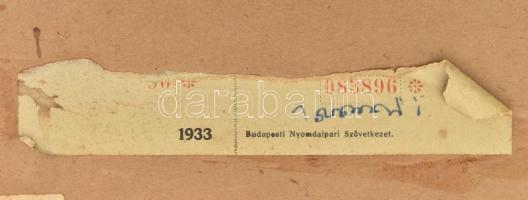 Agárdi Soós Lajos (működött a XX. sz elején-közepén): Tehénpásztorlány. Olaj, karton, jelzett. Hátol...