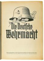 1936 Die Deutsche Wehrmacht - a német hadsereget bemutató cigarettakép-gyűjtőalbum, sok beragasztott...