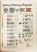 1936 Die Deutsche Wehrmacht - a német hadsereget bemutató cigarettakép-gyűjtőalbum, sok beragasztott...