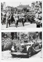 1944 Ehren-Chronik, II. világháborús katonai szolgálatért adományozott német emlékalbum. Fekete-fehé...