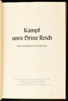 1933 Kampf ums Dritte Reich (Harc a Harmadik Birodalomért), német gyűjtőkép-album, sok beragasztott ...