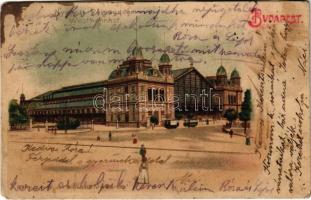 1905 Budapest VI. Nyugati pályaudvar. litho (Rb)