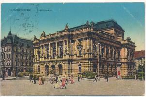 1915 Liberec, Reichenberg; Stadttheater / theatre (wet damage)