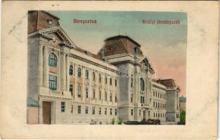 1910 Beregszász, Beregovo, Berehove; Királyi törvényszék. Farkas és Földes kiadása / court (EK)