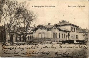 1914 Budapest XII. Pedagogium főépülete (később Testnevelési Főiskola). Győri út