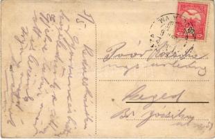 Királyháza, Korolevo, Královo nad Tisou; Fő utca, vár, üzlet / main street, castle ruins, shop (EK)