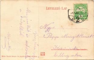 1912 Nyíregyháza, Sóstói út, talyigás.Klein Ármin kiadása (fl)