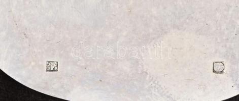 12 személyes ezüstözött torta évőkészlet, 1 dobozban, jelzett, szép állapotban