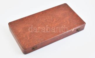 12 személyes ezüstözött torta évőkészlet, 1 dobozban, jelzett, szép állapotban