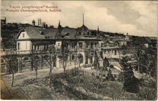 1916 Budapest XXII. Budafok, Francois pezsgőborgyár (fl)