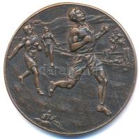 ~1930-1940. "Az Óbudai Tornaegylet Verseny Dija - 1872" kétoldalas bronz díjérem (30,5mm) ...