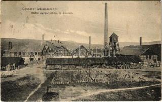 Nagybocskó, Velikij Bicskiv, Velykyy Bychkiv (Máramaros); Klotild vegyipar látképe, gyár. Kaifman Á. és fiai kiadása / chemical factory (EK)