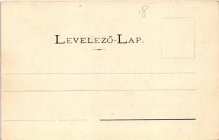 Tapolyhanusfalva, Hanusfalva, Hanusovce nad Toplou; Gróf Dessewffy kastély. Divald Adolf kiadása / c...