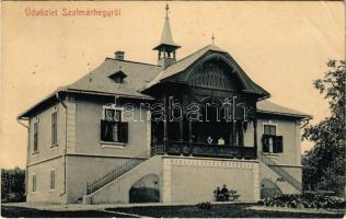 1909 Szatmárhegy, Viile Satu Mare; Lehoczky Villa. Hollósi felvétele (EK)