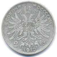 Ausztria 1912. 2K Ag "Ferenc József" T:2,2-
Austria 1912. 2 Corona Ag "Franz Joseph&...