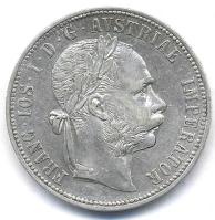 Ausztria 1888. 1Fl Ag &quot;Ferenc József&quot; T:1-,2 Austria 1888. 1 Florin Ag &quot;Franz Joseph&quot; C:AU,XF Krause KM#2222