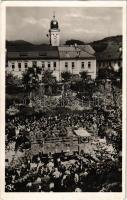 1940 Nagybánya, Baia Mare; bevonulás / entry of the Hungarian troops + "1940 Nagybánya visszatért" So. Stpl. (EK)