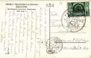 1940 Nagybánya, Baia Mare; bevonulás / entry of the Hungarian troops + "1940 Nagybánya visszaté...