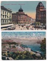 Budapest - 6 db régi képeslap