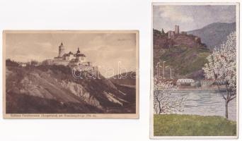 7 db régi osztrák képeslap vegyes minőségben