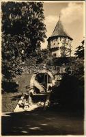 Nagyszeben, Hermannstadt, Sibiu; Turnul Harteneck / Harteneckturm / Harteneck torony / tower (ragasztónyom / glue marks)