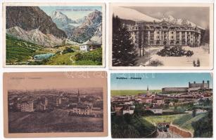 9 db régi cseh és szlovák képeslap vegyes minőségben