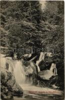 Retyezát, Retezat; Retyezáti vízesés a Riu Marén. Adler fényirda 1907. / waterfall