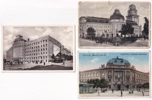 3 db régi szerb képeslap vegyes minőségben