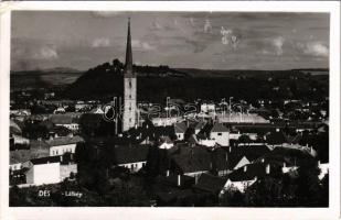 1940 Dés, Dej; látkép / general view + "1940 Dés visszatért" So. Stpl. (EK)