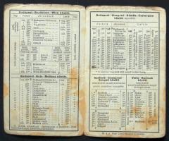 1928 MFTR személyhajójáratok menetrend, térkép